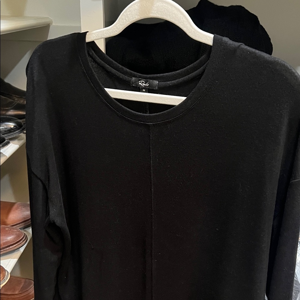 Rails women’s Black Crew Neck Sweater